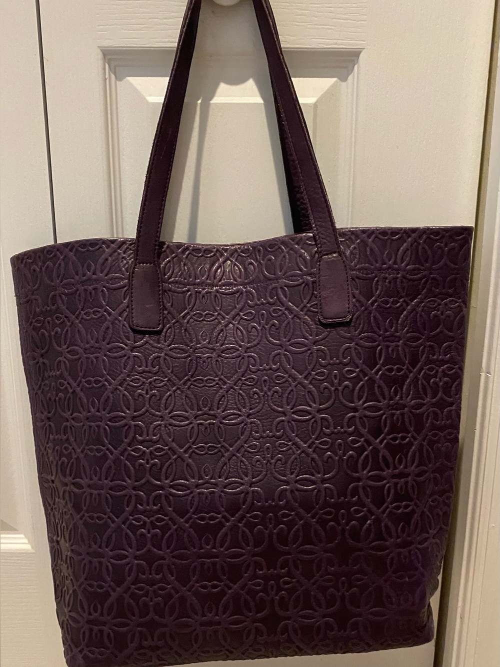 Alex And Ani Gabriela Plum Embossed Tote Bag - Women's Shoulder Tote